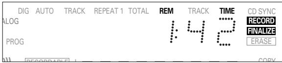 PHILIPS CDR560 - Finalisation (disques CD-R et CD-RW) - 1