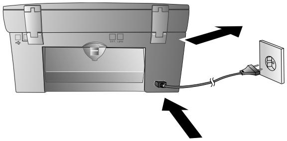 PHILIPS CRYSTAL 650 - Brancher le cordon d'alimentation - 1