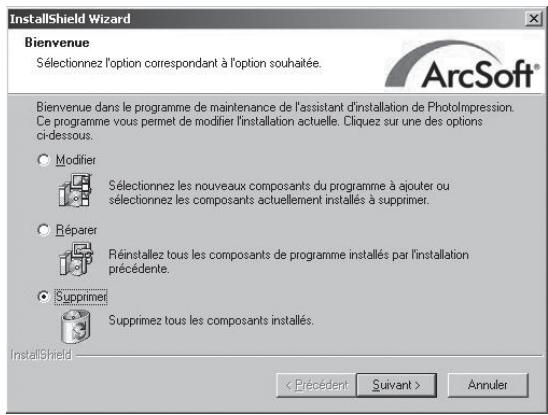 PHILIPS CRYSTAL 650 - Désinstallation à l'aide du CD-ROM - 2