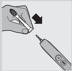 PHILIPS 900PLUS SERIES - De opzetborstel bevestigen - 1