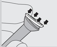 PHILIPS 900PLUS SERIES - Sostituzione della ghiera colorata - 2