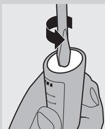 PHILIPS 900PLUS SERIES - Den Akku entfernen - 1