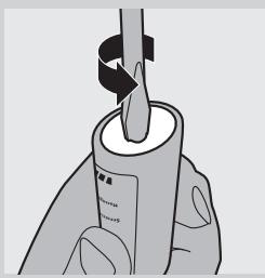 PHILIPS 900PLUS SERIES - Rimozione della batteria ricaricabile - 1