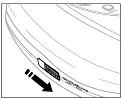 PHILIPS AZ7680 - Blocage des touches - HOLD - 1