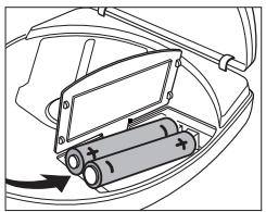 PHILIPS AZ7680 - Inserting batteries - 1