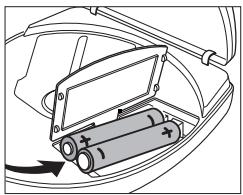 PHILIPS AZ7680 - Introduccion de las pilas - 1