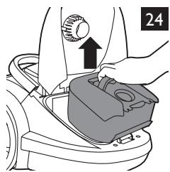PHILIPS FC9151 - Elektrikli supürgeyi kullanirken bazen elektrik carpms gibi hissediyorum. - 23