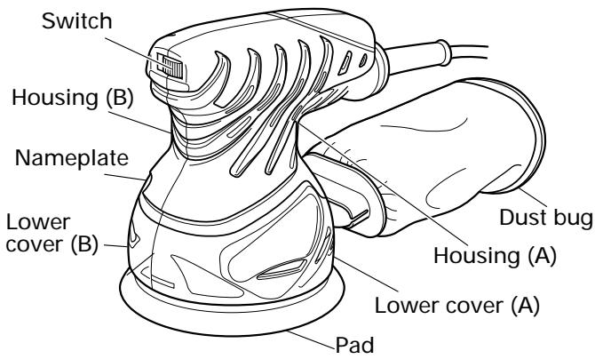 HITACHI SV 13YB LV - NAME OF PARTS - 1