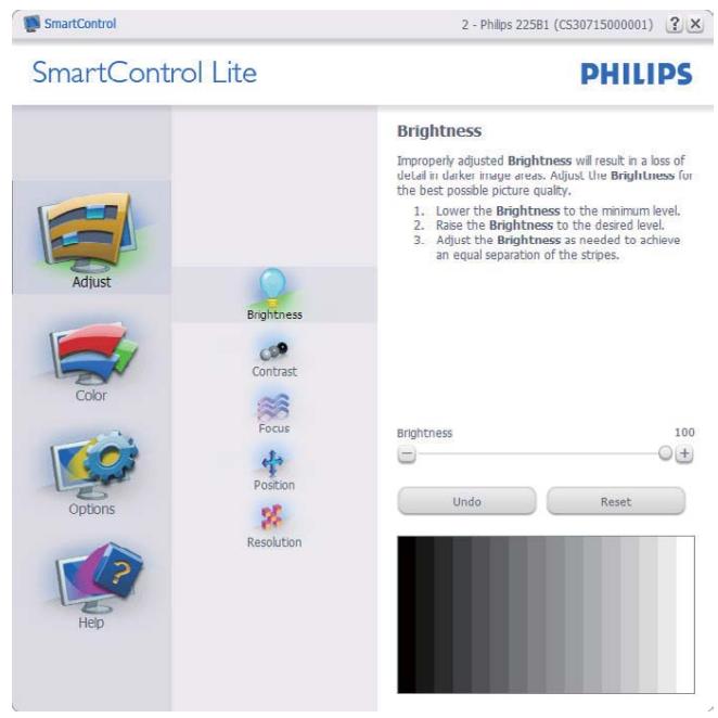 PHILIPS 223V5LHSB/00 - Menu adjust (réglage) - 1