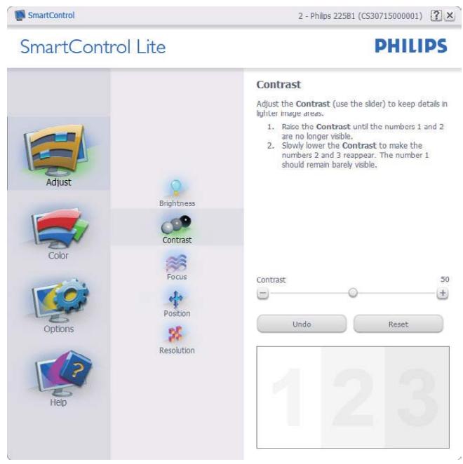 PHILIPS 223V5LHSB/00 - Menu adjust (réglage) - 2