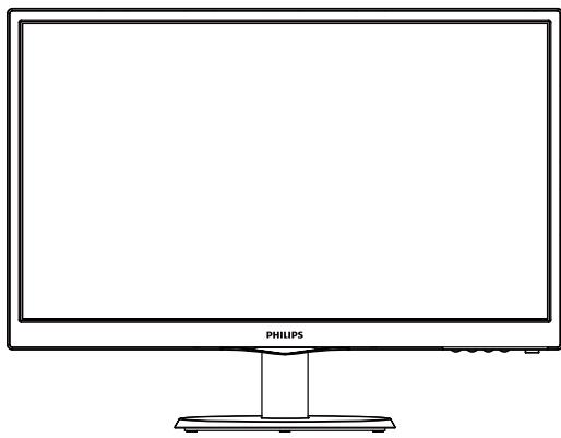 PHILIPS 223V5LHSB/00 - Description de la vue de face du produit - 1