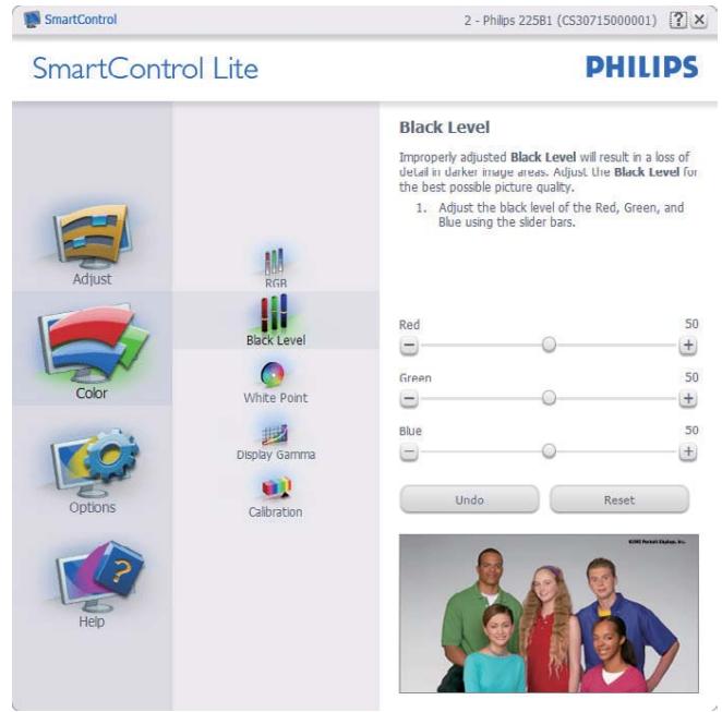 PHILIPS 223V5LHSB/00 - Menu color (couleur) : - 1