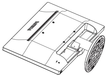 PHILIPS 223V5LHSB/00 - Déposer le support du socle - 1