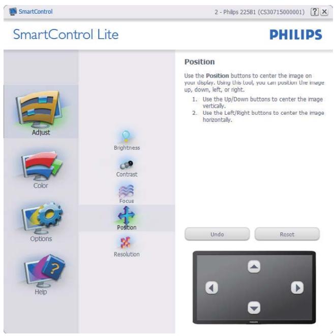 PHILIPS 223V5LHSB/00 - Menu adjust (réglage) - 4