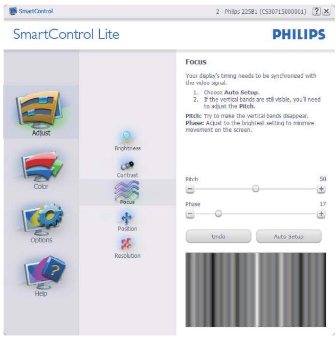 PHILIPS 223V5LHSB/00 - Menu adjust (réglage) - 3