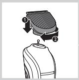 PHILIPS QG3330 - Regolazione della barba tramite il pettine regolabarba - 2