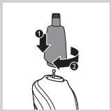 PHILIPS QG3330 - Regolazione dei peli del naso e delle orecchie - 1