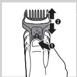 PHILIPS QG3330 - Bartschneiden mit dem Bartschneidekamm - 3