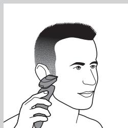 PHILIPS RQ1280/21OP - Den Bart-Styler-Aufsatz mit Kamm verwenden - 7