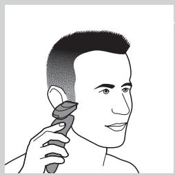 PHILIPS RQ1280/21OP - Using the Beard Styler attachment with comb - 7