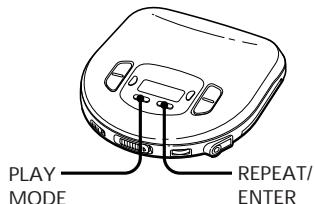 SONY D-368 - Playing tracks repeatedly (Repeat Play) - 1
