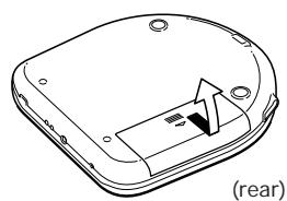 SONY D-368 - Using dry batteries - 1