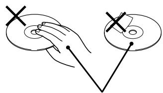 SONY D-368 - Notes on handling CDs - 2
