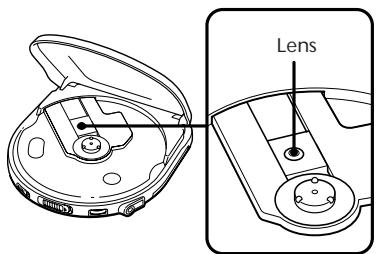 SONY D-368 - To clean the lens - 1