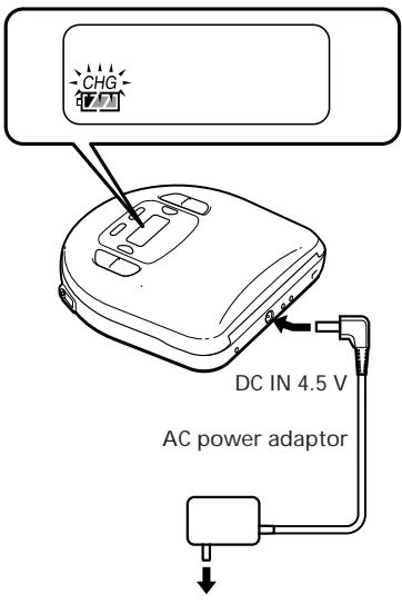 SONY D-368 - Using rechargeable battery - 3