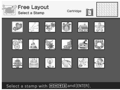 SONY DPP-EX50 - Adding a stamp - 1