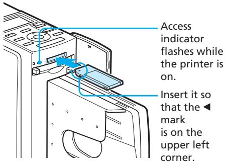 SONY DPP-EX50 - Inserting a "Memory Stick" - 1