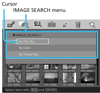 SONY DPP-EX50 - Searching for an image - 3