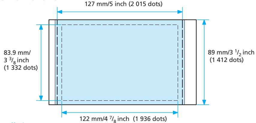 SONY DPP-EX50 - Printing range - 2