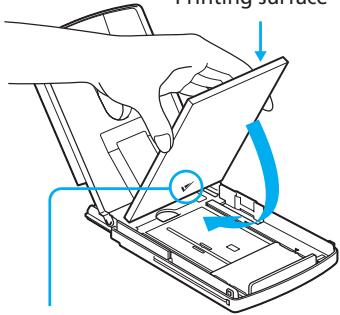 SONY DPP-EX50 - Set the print paper into the tray. - 1