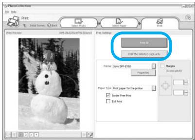 SONY DPP-EX50 - Click "Print All" or "Print the selected page only". - 1