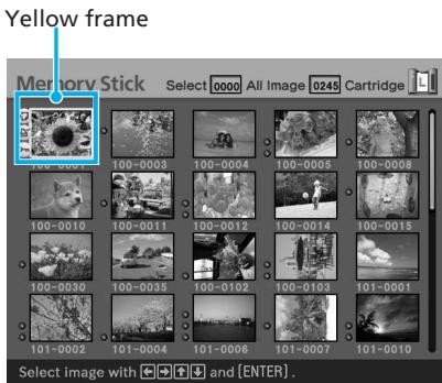 SONY DPP-EX50 - Printing a selected image - 3