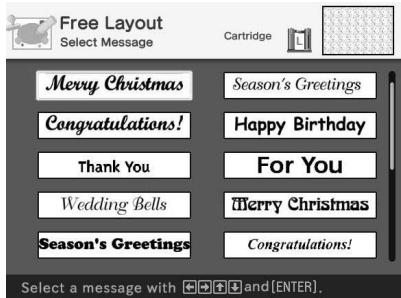 SONY DPP-EX50 - Adding a message - 1
