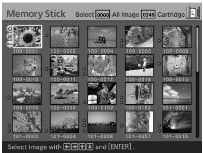 SONY DPP-EX50 - Displaying the EDIT menu - 1