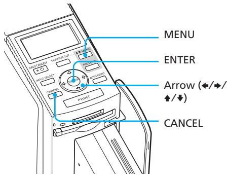 SONY DPP-EX50 - Changing the printer preferences (OPTION) - 1