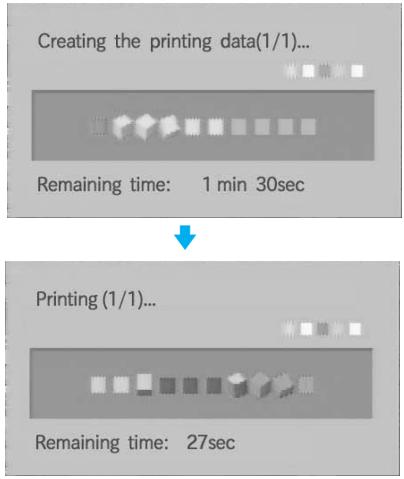 SONY DPP-EX50 - Press PRINT. - 2