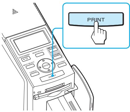 SONY DPP-EX50 - Press PRINT. - 1