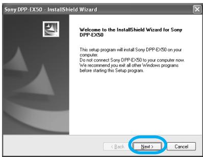 SONY DPP-EX50 - Note - 2