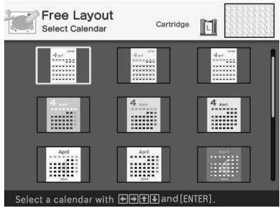 SONY DPP-EX50 - Adding a calendar - 1
