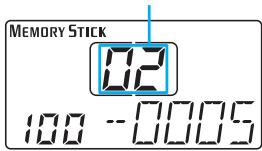 SONY DPP-EX50 - Press INPUT SELECT repeatedly to select the memory card containing the images that you want to print. - 6
