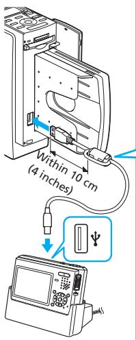 SONY DPP-EX50 - How to attach the clamp filter - 1