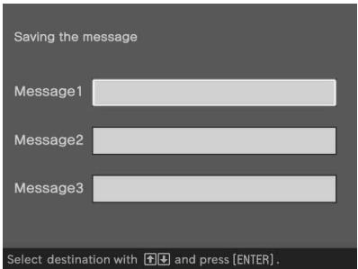 SONY DPP-EX50 - Registering commonly-used characters as a message - 2