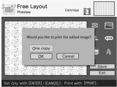 SONY DPP-EX50 - Press PRINT. - 1
