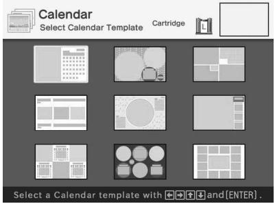 SONY DPP-EX50 - Making a calendar - 3