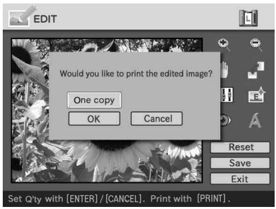 SONY DPP-EX50 - Printing an edited image - 1