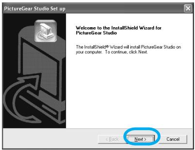 SONY DPP-EX50 - Click "Next". - 1